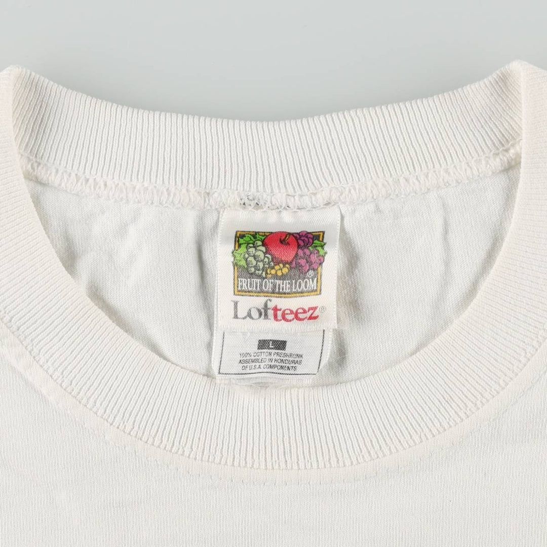 2000'S Fruit of the Loom SANDRO BOTTICELLI Birth of Venus Art T-shirt, Men's Size L (approx.) cotton white type Vintage Second Hand