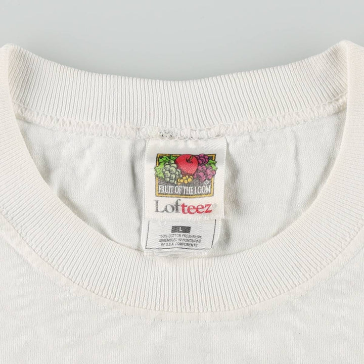 2000'S Fruit of the Loom SANDRO BOTTICELLI Birth of Venus Art T-shirt, Men's Size L (approx.) cotton white type Vintage Second Hand