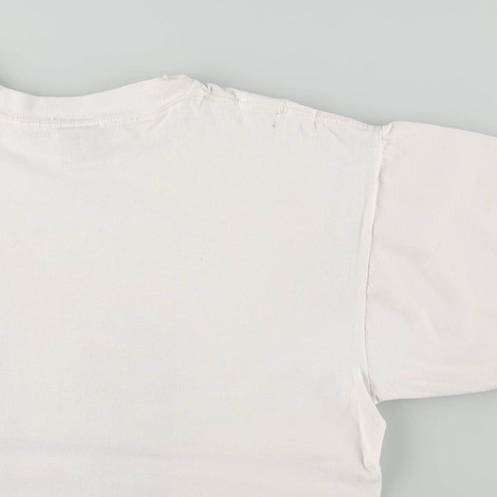 90'S ONEITA JIM WARREN Art T-shirt, Men's XL equivalent, Vintage cotton white type Vintage Second Hand