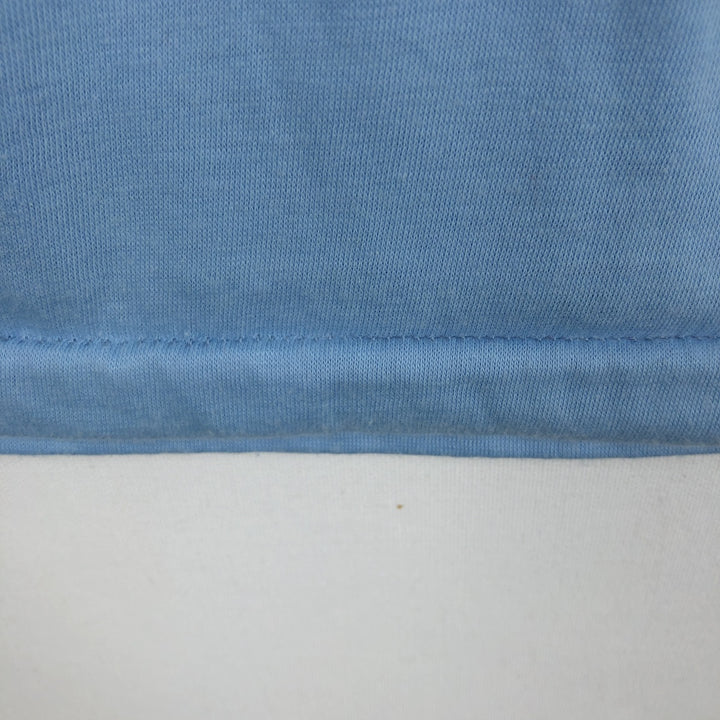 CALHOUN Ringer T-Shirt, Made in Canada, Men's Size L (equivalent) cotton Blue type light blue Vintage Second Hand