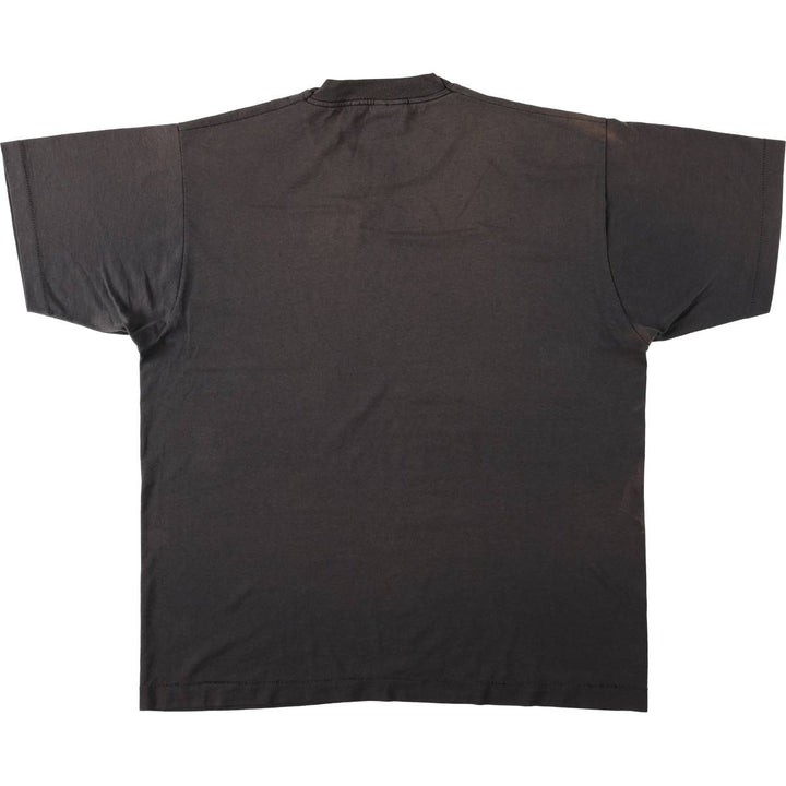 90'S SCREEN STARS Plain T-shirt Made in USA Men's XL Vintage cotton black type Vintage Second Hand