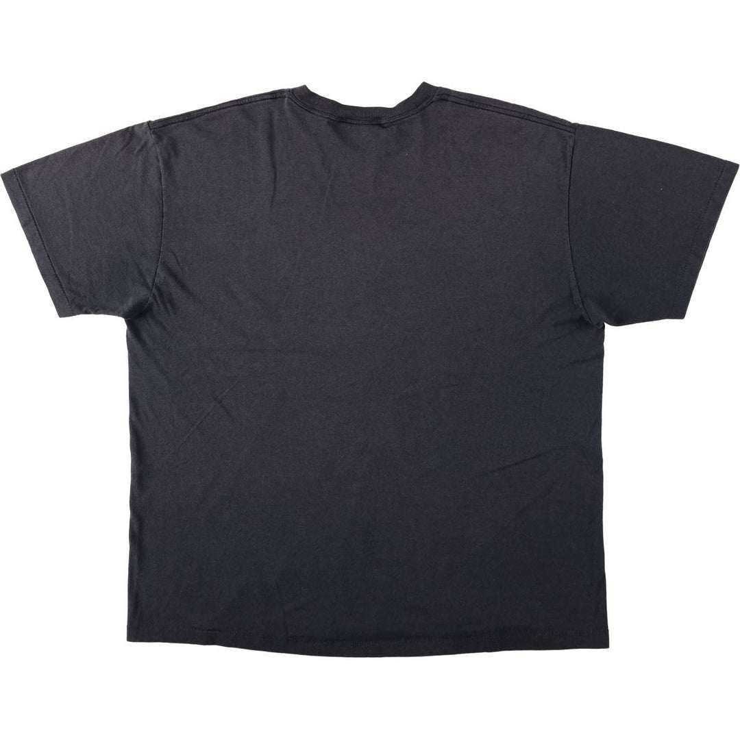 90'S ONEITA Plain T-Shirt, Men's XXL equivalent, Vintage cotton black type Vintage Second Hand