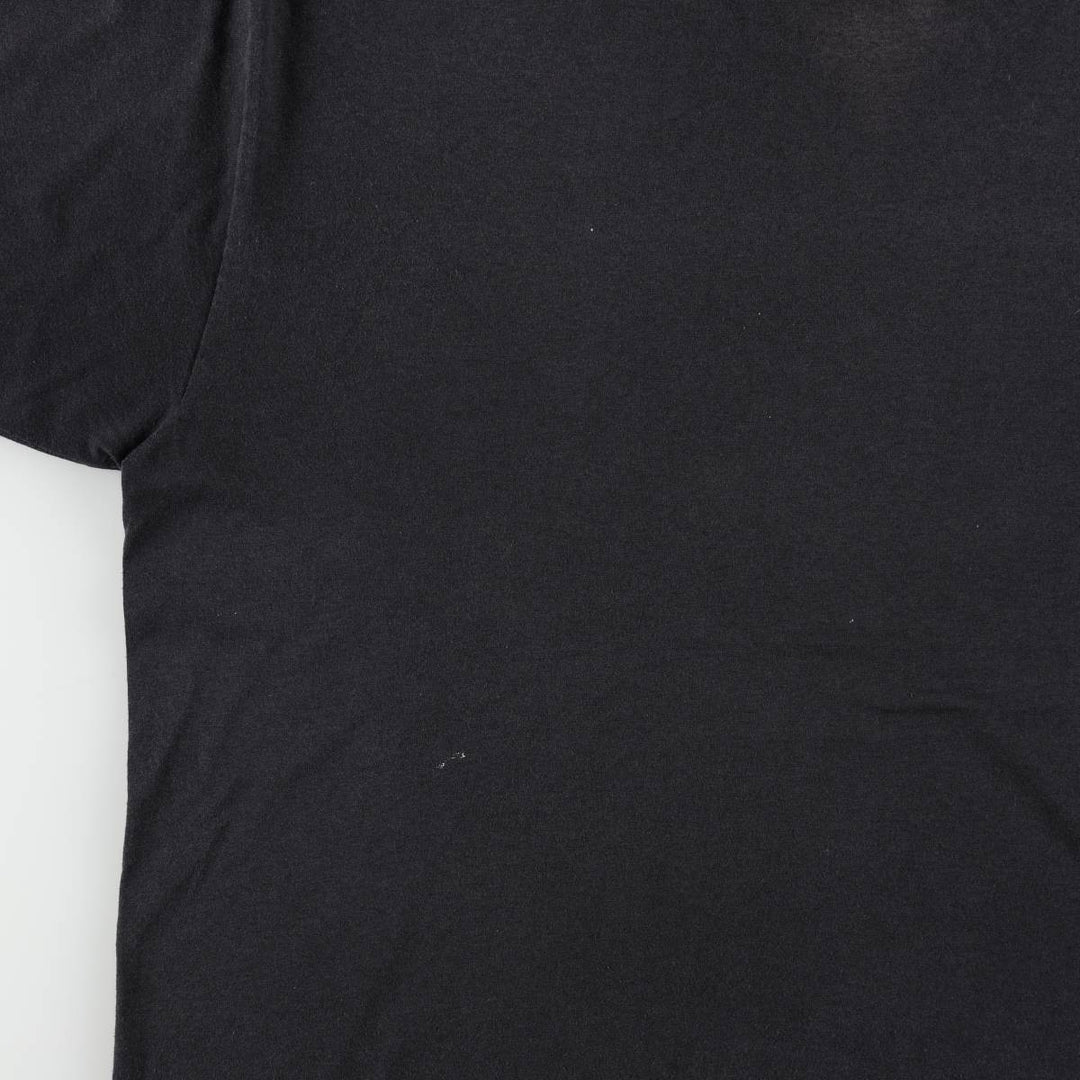 90'S ONEITA Plain T-Shirt, Men's XXL equivalent, Vintage cotton black type Vintage Second Hand