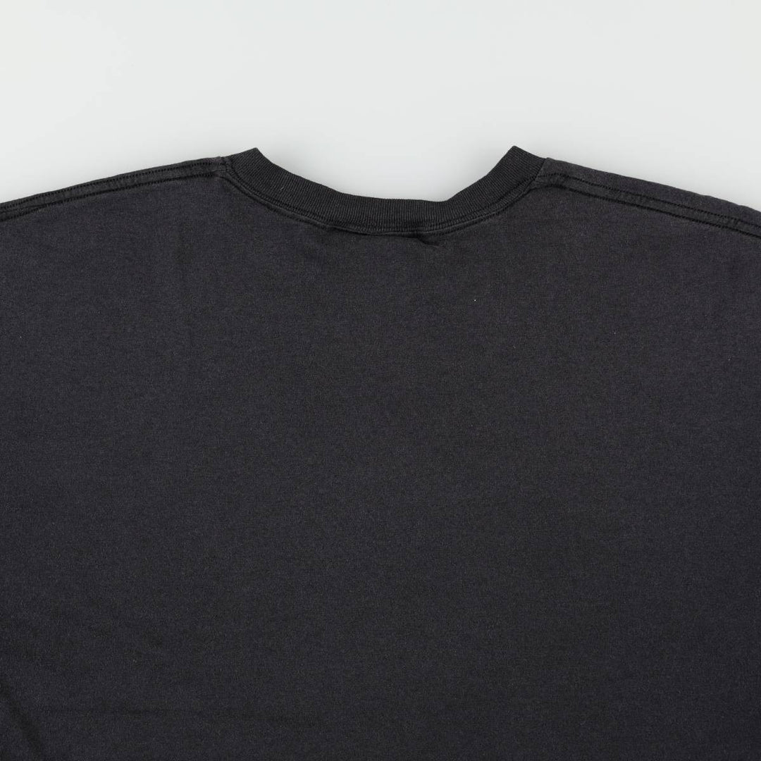 90'S ONEITA Plain T-Shirt, Men's XXL equivalent, Vintage cotton black type Vintage Second Hand