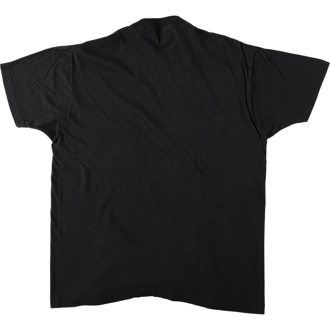 90'S Fruit of the Loom plain pocket T-shirt made in the USA, men's XL size, vintage cotton black type Vintage Second Hand