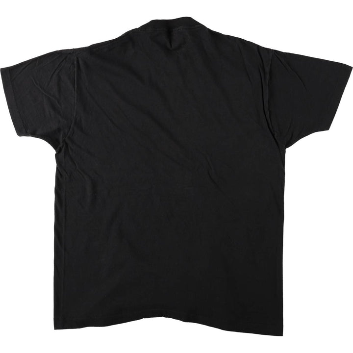 90'S Fruit of the Loom plain pocket T-shirt made in the USA, men's XL size, vintage cotton black type Vintage Second Hand
