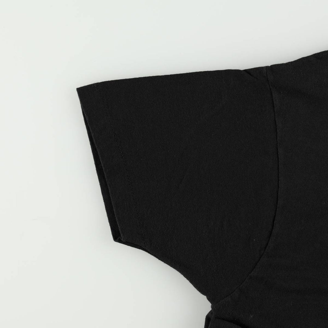 90'S Fruit of the Loom plain pocket T-shirt made in the USA, men's XL size, vintage cotton black type Vintage Second Hand