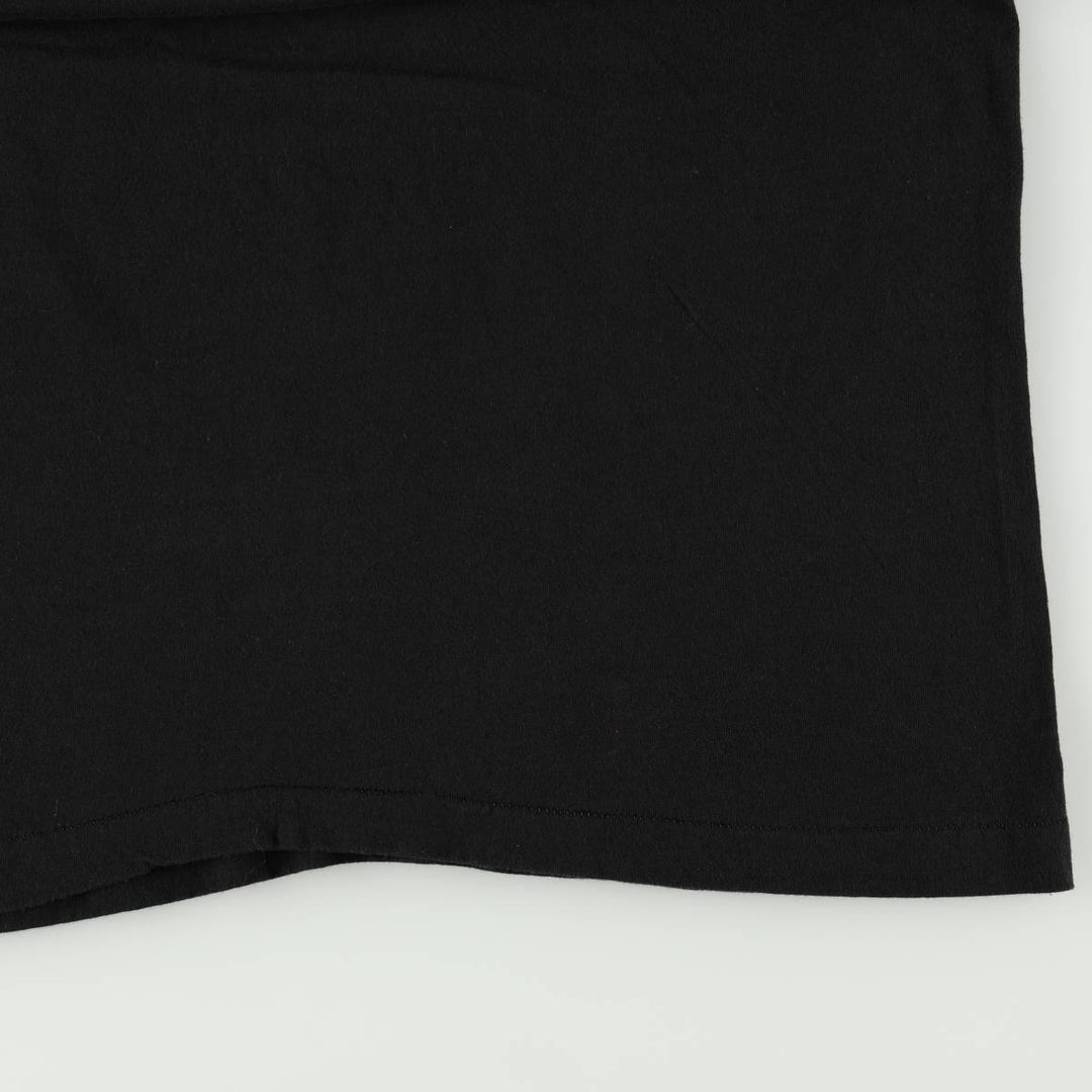 90'S Fruit of the Loom plain pocket T-shirt made in the USA, men's XL size, vintage cotton black type Vintage Second Hand