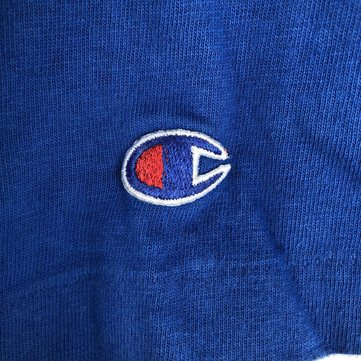 90'S Champion New York Giants sports print T-shirt, Made in USA, Men's size L equivalent, Vintage cotton blue type Vintage Second Hand