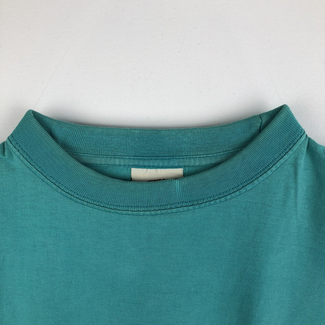 90'S Nutmeg Mills NBA Charlotte Hornets sports print T-shirt, men's size M (approx.) cotton Emerald green Vintage Second Hand