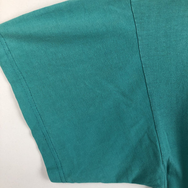 90'S Nutmeg Mills NBA Charlotte Hornets sports print T-shirt, men's size M (approx.) cotton Emerald green Vintage Second Hand