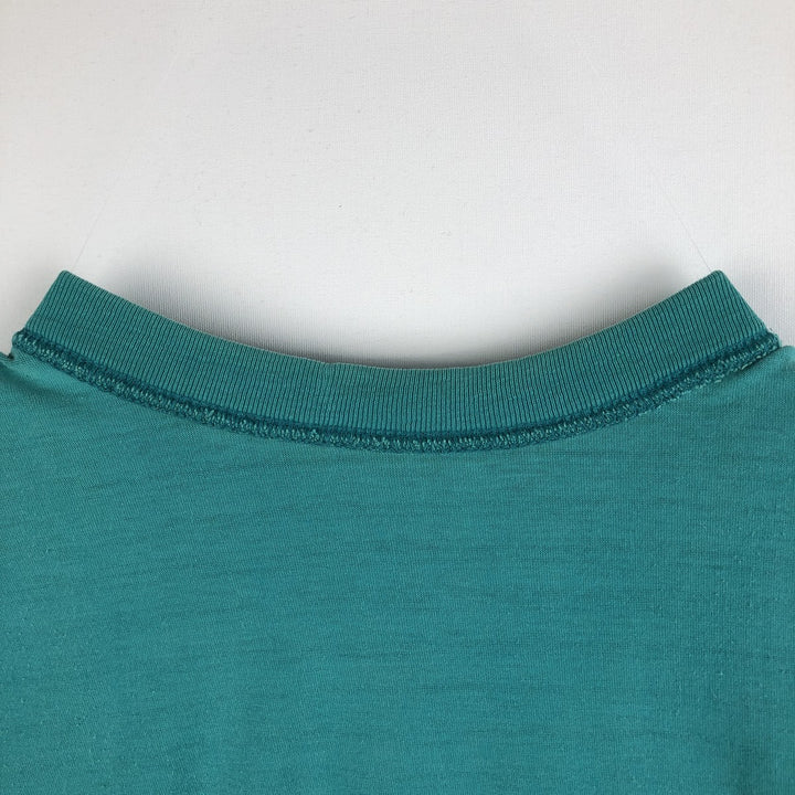90'S Nutmeg Mills NBA Charlotte Hornets sports print T-shirt, men's size M (approx.) cotton Emerald green Vintage Second Hand