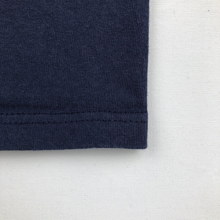 90'S Russell College T-shirt, Made in USA, Men's XL, Vintage cotton navy blue type Vintage Second Hand