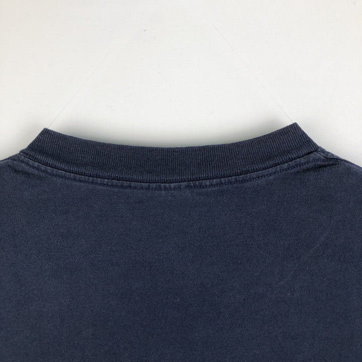 ~90'S TRENCH ULTRA Triple Print College T-Shirt, Made in USA, Men's XL Equivalent, Vintage cotton navy blue type Vintage Second Hand