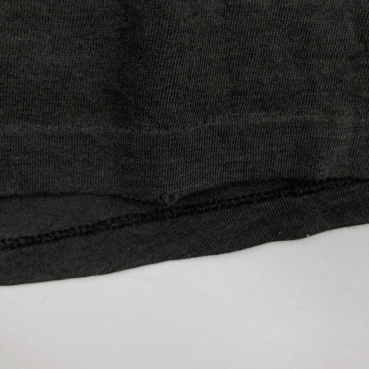 80'S SIGNAL College T-shirt, Made in USA, Men's Size L (approx.), Vintage cotton black type Vintage Second Hand