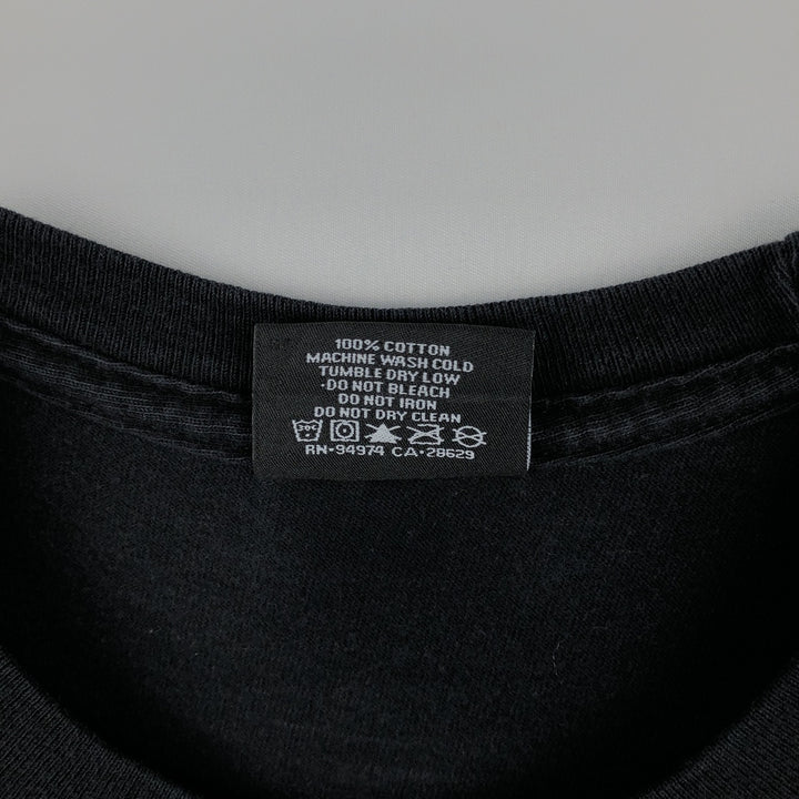 Stussy surf skate long-sleeve t-shirt (men's size M equivalent) cotton black type Vintage Second Hand