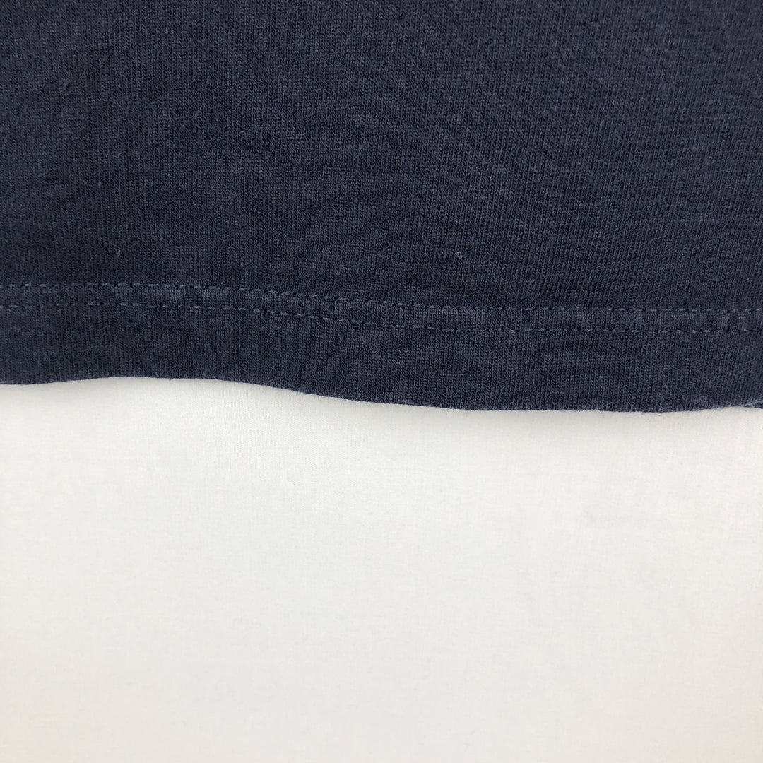 90s-00'S Timberland Long-Sleeve T-Shirt, Made in USA, Men's Size XS (Equivalent), Vintage cotton navy blue type Vintage Second Hand