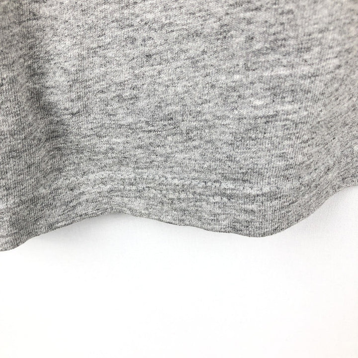 90s-00'S Adidas Long-Sleeve T-Shirt, Made in USA, Men's Size L (approx.) cotton gray type Vintage Second Hand