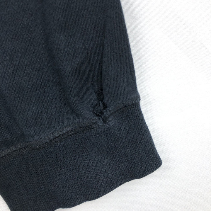 90'S Levi's Henley Neck Long-Sleeve T-Shirt, Made in USA, Men's Size L (Equivalent), Vintage cotton black type Vintage Second Hand