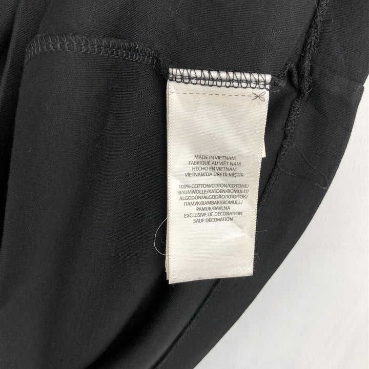 Ralph Lauren POLO RALPH LAUREN High-Neck Half-Zip Long-Sleeve T-Shirt (Men's Size M) cotton black type Vintage Second Hand