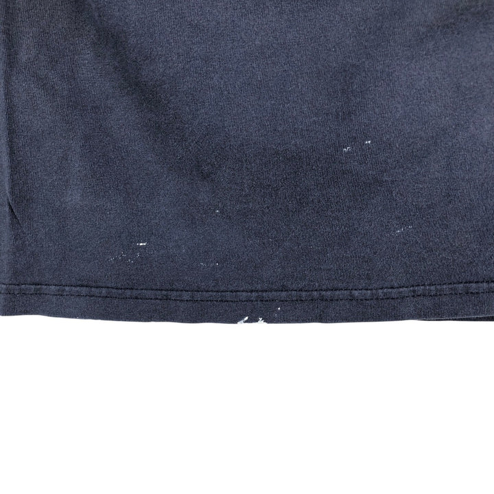 2000'S NFL Chicago Bears Long-Sleeve T-Shirt (Men's Size L) cotton navy blue type Vintage Second Hand