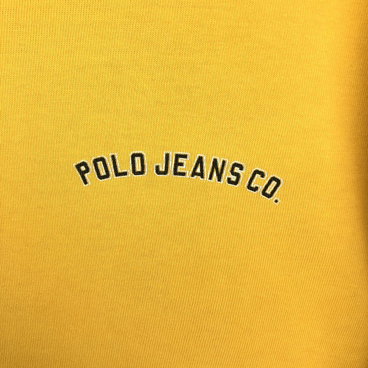 00'S Ralph Lauren POLO JEANS COMPANY Long T-shirt Men's XL size cotton yellow type Vintage Second Hand