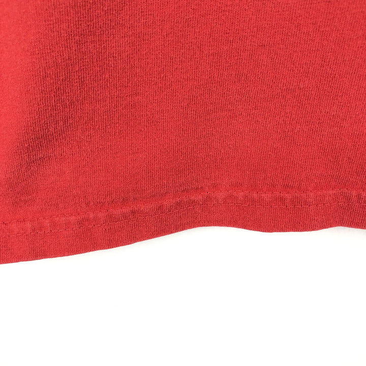 90s-00'S Nike Long-Sleeve T-Shirt, Made in USA, Men's Size M (approx.) cotton red type Vintage Second Hand