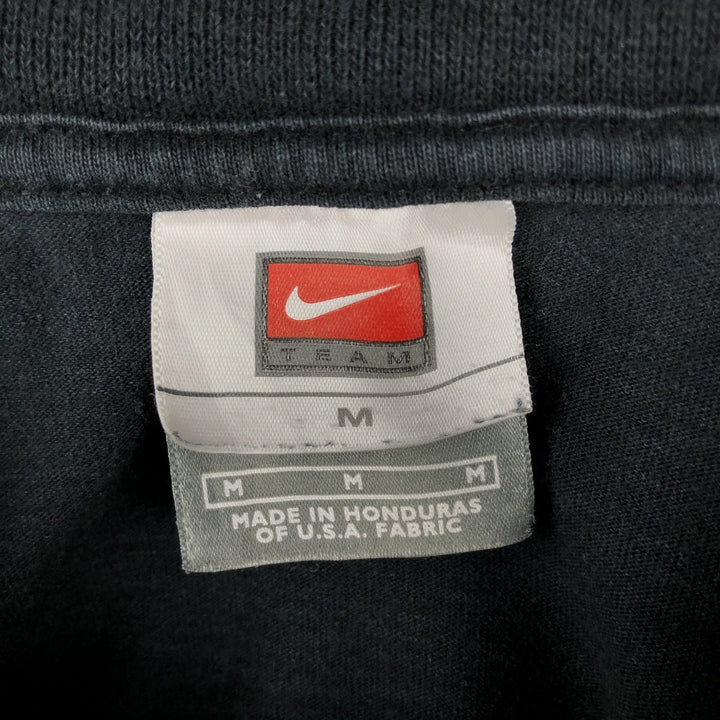 2000'S Nike Team College Center Logo IOWA University of Iowa Long-Sleeve T-Shirt (Men's Size M) cotton black type Vintage Second Hand