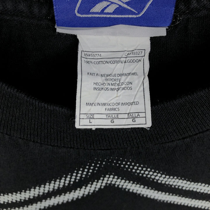Reebok NFL LAS VEGAS RAIDERS Long Sleeve T-Shirt, Men's Size L cotton black type Vintage Second Hand