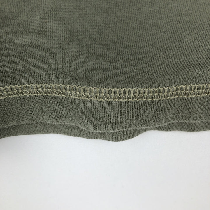 Eddie Bauer long-sleeved T-shirt, men's size L cotton Khaki type Vintage Second Hand