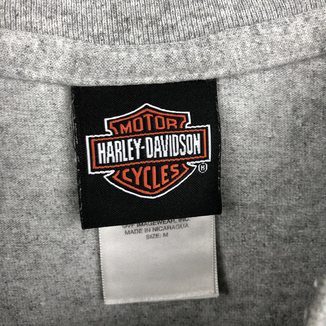 Harley-Davidson Motorcycle Bike T-shirt, Men's Medium cotton gray type Vintage Second Hand