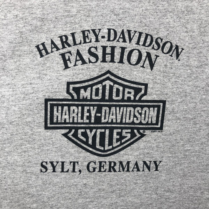 Harley-Davidson Motorcycle Bike T-shirt, Men's Medium cotton gray type Vintage Second Hand