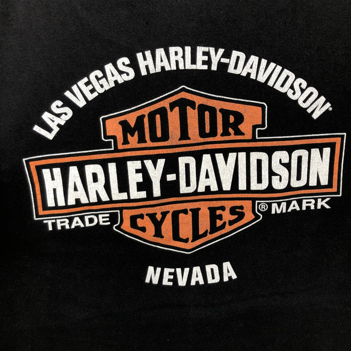 Harley-Davidson Motorcycle Bike T-shirt, Men's Medium cotton black type Vintage Second Hand