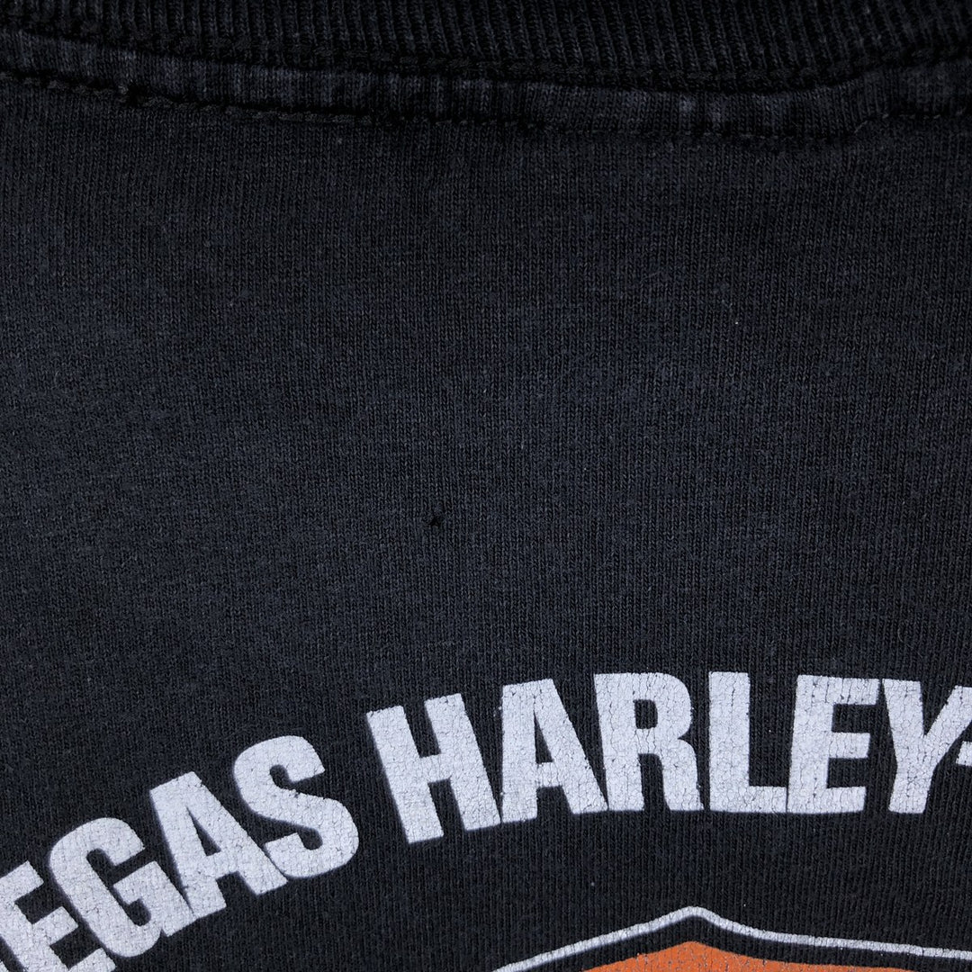 Harley-Davidson Motorcycle Bike T-shirt, Men's Medium cotton black type Vintage Second Hand