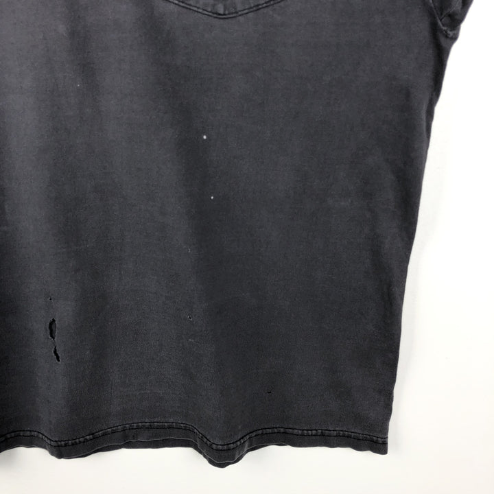 00'S Harley-Davidson Motorcycle Bike T-shirt Made in USA Men's L size cotton black type Vintage Second Hand
