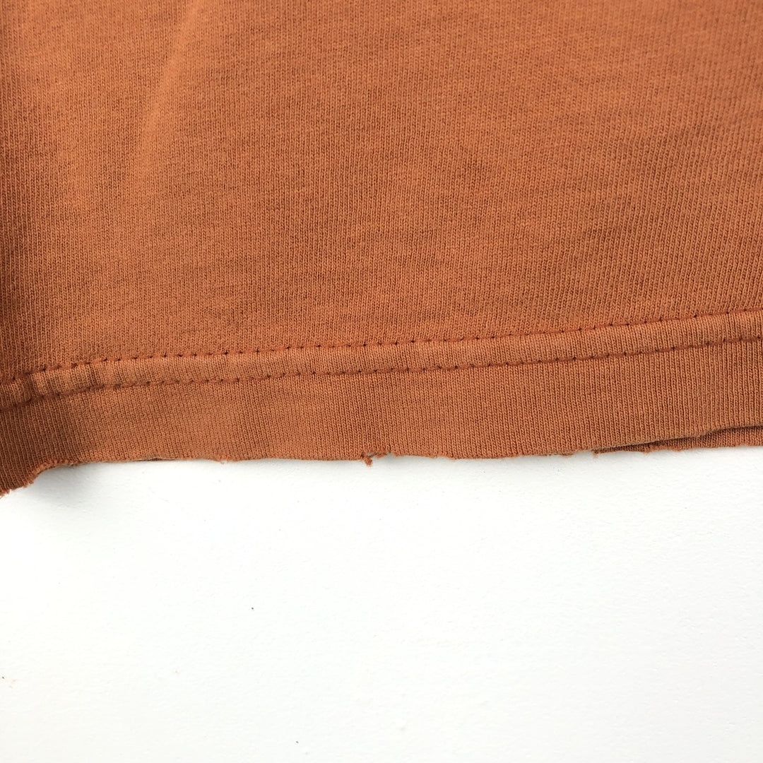 00'S Harley-Davidson Motorcycle Bike T-shirt Men's M size cotton orange type Vintage Second Hand