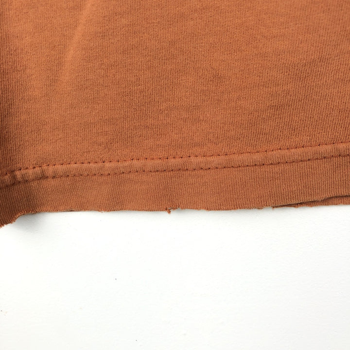 00'S Harley-Davidson Motorcycle Bike T-shirt Men's M size cotton orange type Vintage Second Hand