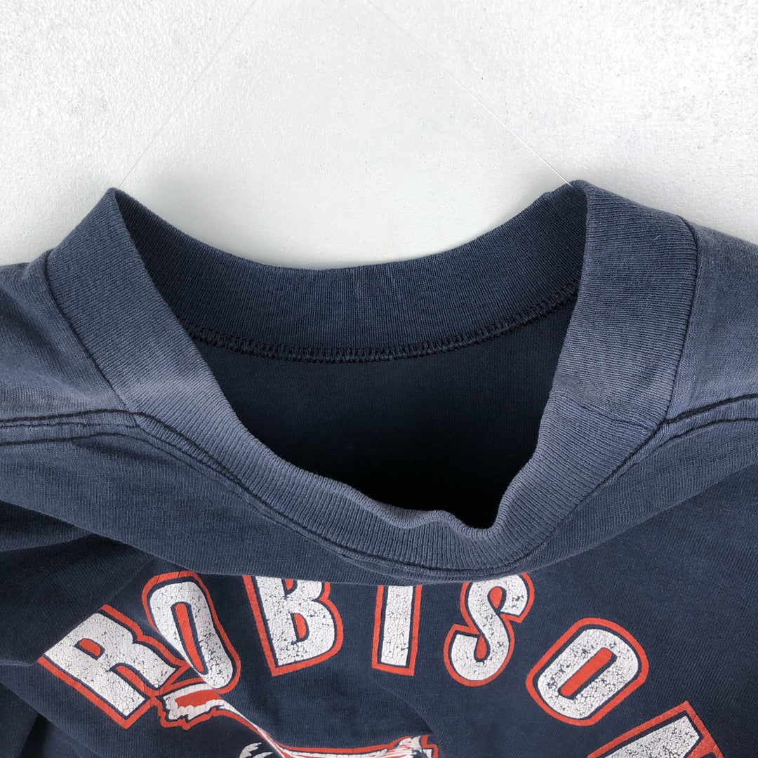 ~90'S Harley-Davidson Eagle Pattern Motorcycle T-Shirt, Made in USA, Men's Size S (approx.), Vintage cotton navy blue type Vintage Second Hand