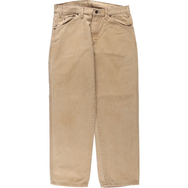 Dickies Duck Painter Pants Men's W32 equivalent cotton Beige type Vintage Second Hand