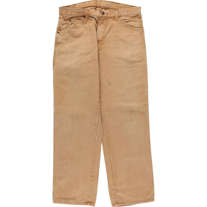 Dickies Duck Painter Pants Men's W34 equivalent cotton Beige type Vintage Second Hand