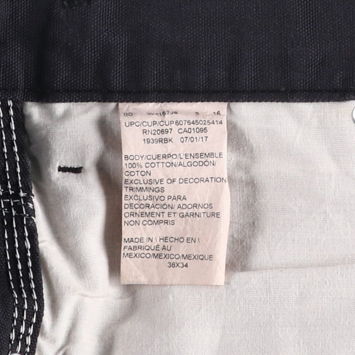 Dickies Duck Painter Pants Men's W37 cotton black type Vintage Second Hand