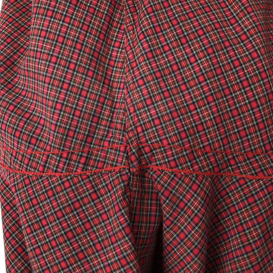 Ralph Lauren YARMOUTH Long Sleeve Button-Down Check Shirt, Men's Size L cotton red type Vintage Second Hand