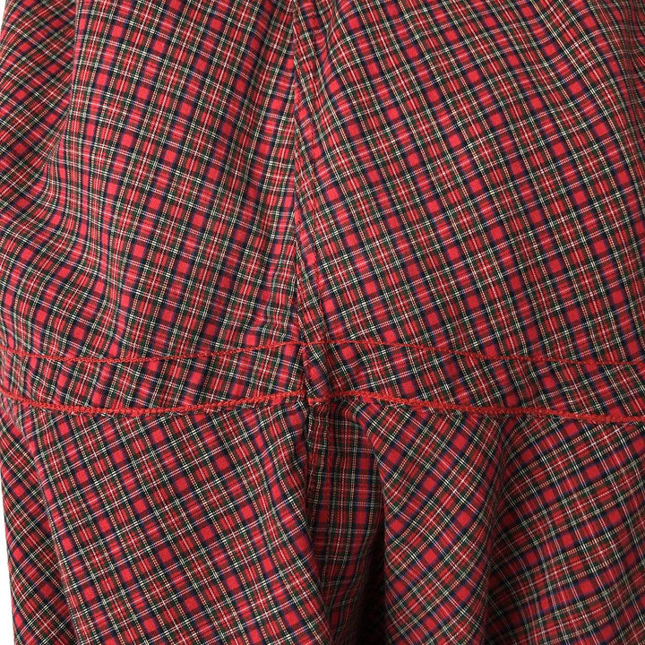 Ralph Lauren YARMOUTH Long Sleeve Button-Down Check Shirt, Men's Size L cotton red type Vintage Second Hand
