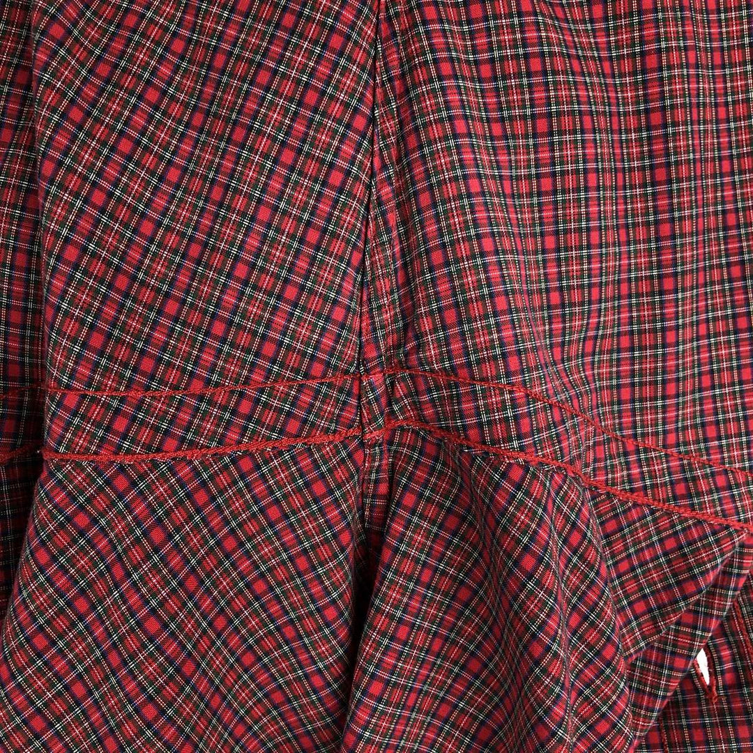 Ralph Lauren YARMOUTH Long Sleeve Button-Down Check Shirt, Men's Size L cotton red type Vintage Second Hand