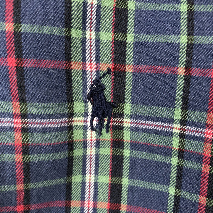 Ralph Lauren BLAKE long sleeve button down check shirt, men's size M cotton blue type Vintage Second Hand