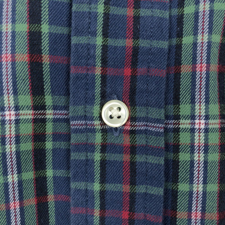 Ralph Lauren BLAKE long sleeve button down check shirt, men's size M cotton blue type Vintage Second Hand