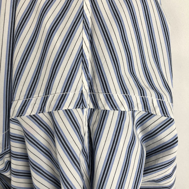 Ralph Lauren ANDREW Multi-stripe Long-Sleeve Button-Down Striped Shirt, Men's Size M (approx.) cotton blue type Vintage Second Hand