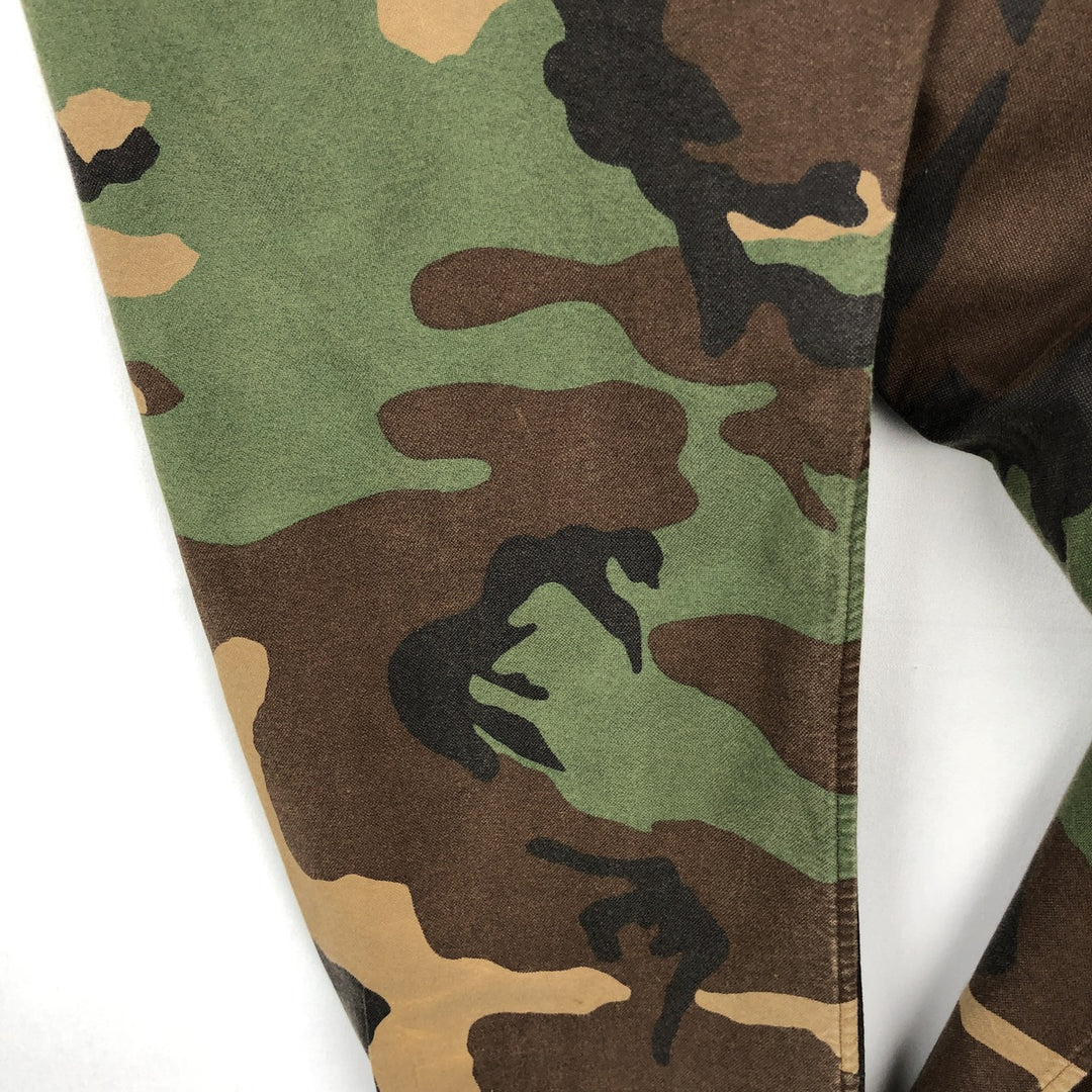 Ralph Lauren POLO RALPH LAUREN CLASSIC FIT Camouflage Pattern Long-Sleeve Button-Down Shirt, Men's Size L (approx.) cotton brown type Vintage Second Hand