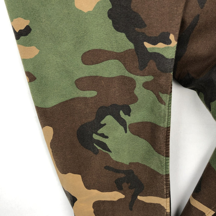 Ralph Lauren POLO RALPH LAUREN CLASSIC FIT Camouflage Pattern Long-Sleeve Button-Down Shirt, Men's Size L (approx.) cotton brown type Vintage Second Hand