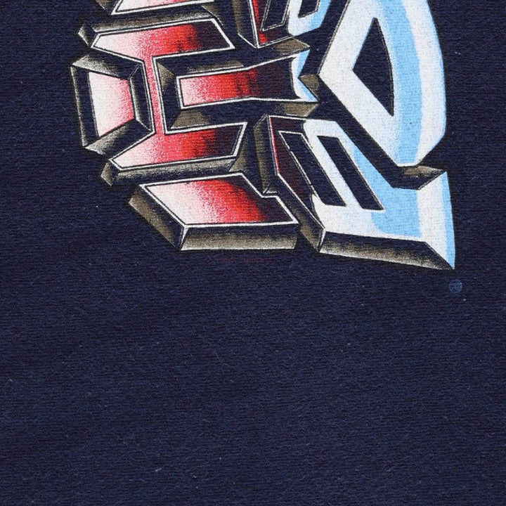 90'S Changes TRANSFORMERS Transformers Character Print T-Shirt, Made in USA, Men's XL equivalent, Vintage cotton navy blue type Vintage Second Hand